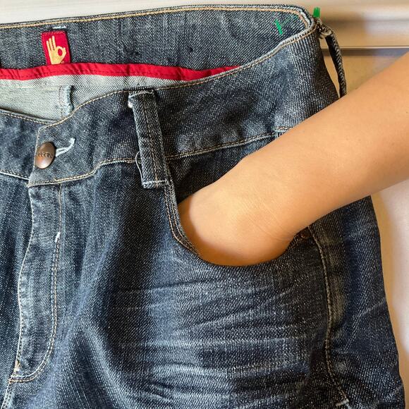 SASSON Women Skinny Leg Shuffle Jeans size 16 Blue Mid Rise Stretch - Picture 7 of 12